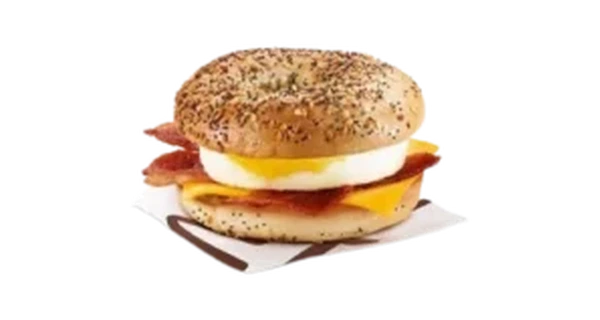 Bacon ‘N Egg Bagel with Everything Bagel