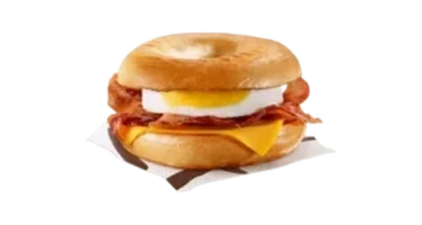 Bacon ‘N Egg Bagel with Plain Bagel