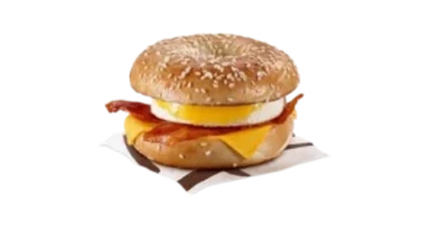 Sesame Bacon ‘N Egg Bagel