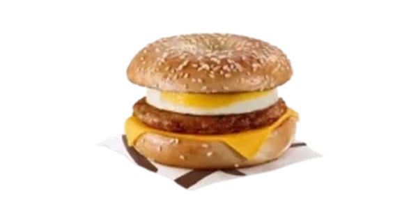 Sesame Sausage ‘N Egg Bagel