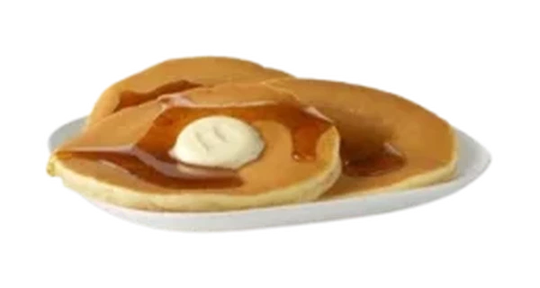 Hotcakes with Syrup and Butter