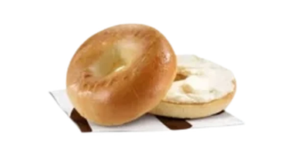 Plain Bagel With Regular Cream Cheese