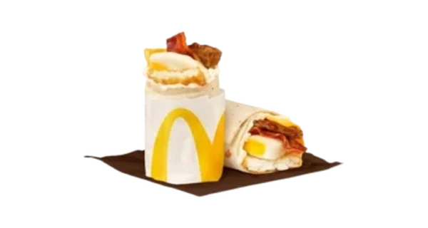 Sausage, Bacon & Egg Breakfast Wrap