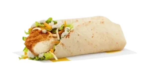 Ranch Chicken Snack Wrap with Crispy Chicken