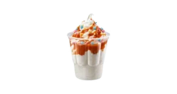 Celly Sundae with Hot Caramel Sauce