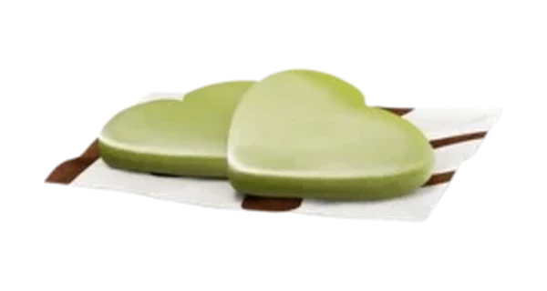Green Heart-Shaped Cookie