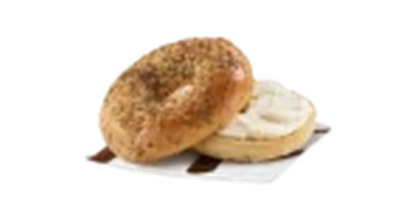 Everything Bagel With Regular Cream Cheese
